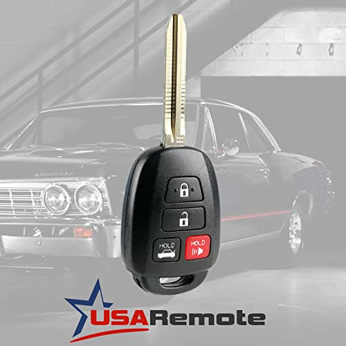 Car Key Fob Keyless Entry Remote fits 2014-2016 Toyota Camry / 2013-2015 Rav4 / 2014-2016 Corolla (HYQ12BDM, HYQ12BEL H Chip)