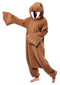 sazac walrus kigurumi - onesie jumpsuit halloween costume (x-large)