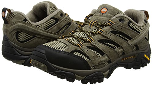 Merrell Men's Low Rise Hiking Boots, Pecan, 8 M US