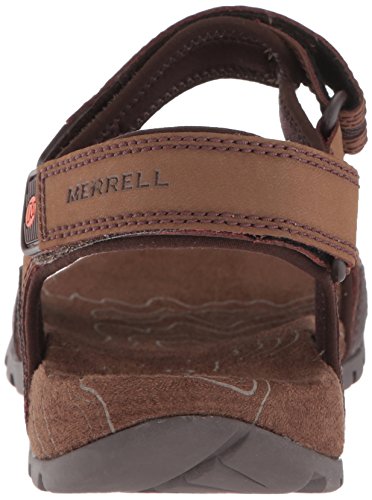 Merrell Men's Sandspur Oak Sandal, Dark Earth, 10 Medium US