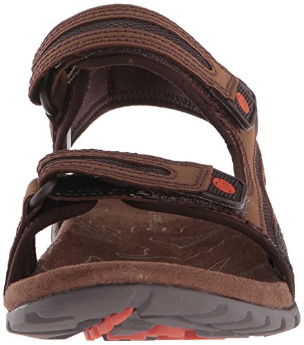 Merrell Men's Sandspur Oak Sandal, Dark Earth, 10 Medium US