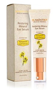eye serum anti aging for dry skin, dark circles, wrinkle, puffy eyes - under eye treatment with instantly ageless - bye bye under eye wrinkle, natural under eye serum treatment - seamantika