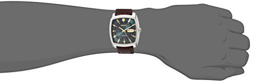 Seiko Men's Recraft Series Automatic Leather Casual Watch (Model: SNKP27)