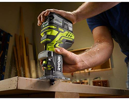 Ryobi P601 One+ 18V Lithium Ion Cordless Fixed Base Trim Router (Battery Not Included – Tool Only)