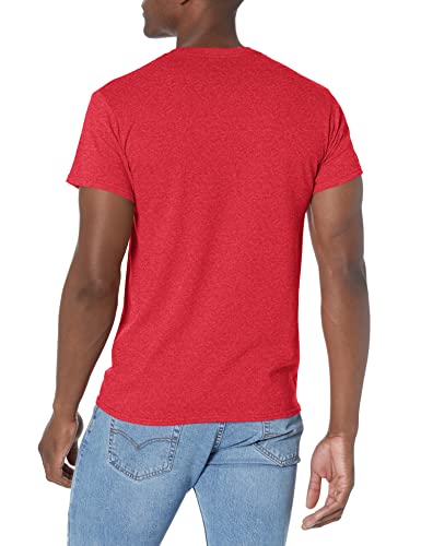 Disney mens Classic Mickey Mouse Full Size Graphic Short Sleeve T-shirt T Shirt, Red Heather, Small US