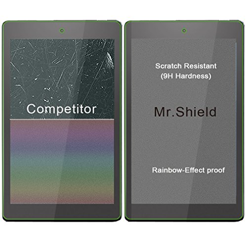 [2-PACK] - Mr.Shield Designed For All-New Amazon Fire HD 8 Tablet with Alexa 8" (7th Generation - 2017 Release ONLY) [Tempered Glass] Screen Protector with Lifetime Replacement