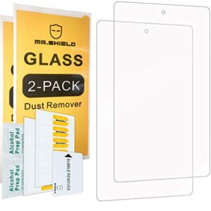 [2-PACK] - Mr.Shield Designed For All-New Amazon Fire HD 8 Tablet with Alexa 8" (7th Generation - 2017 Release ONLY) [Tempered Glass] Screen Protector with Lifetime Replacement