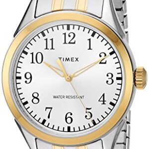 Timex Men's TW2R48100 Briarwood Two-Tone Stainless Steel Expansion Band Watch