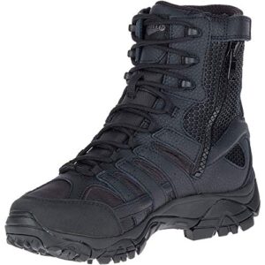 Merrell Men's Moab 2 8" Waterproof Military and Tactical Boot, Black, 14