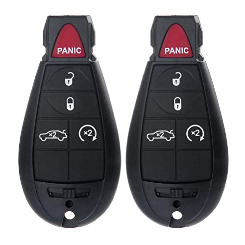 ECCPP Keyless Entry Remote Key Fob Replacement for Chrysler for 300 for Dodge for Jeep key fob