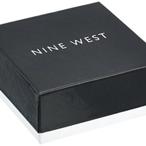 NINE WEST Silver-Tone 2 Row Stretch Bracelet