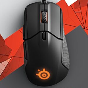 SteelSeries Rival 310 Gaming Mouse - 12,000 CPI TrueMove3 Optical Sensor - Split-Trigger Buttons - RGB Lighting