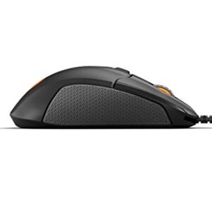 SteelSeries Rival 310, Optical Gaming Mouse, RGB Illumination, 6 Buttons, Rubber Sides, On-Board Memory (PC / Mac) - Black