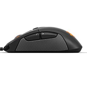 SteelSeries Rival 310, Optical Gaming Mouse, RGB Illumination, 6 Buttons, Rubber Sides, On-Board Memory (PC / Mac) - Black