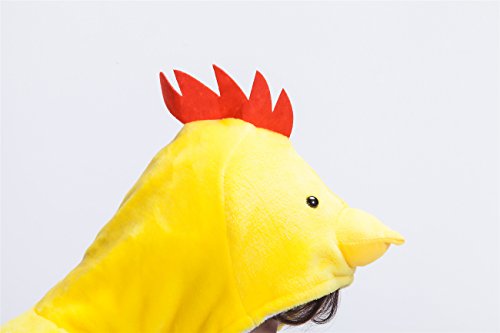 Adult Chicken Kigurumi Animal Costume Pajamas Homewear Lounge Wear M Yellow