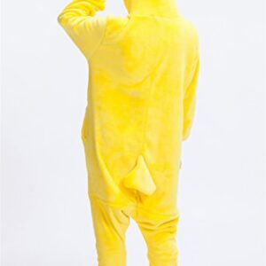 Adult Chicken Kigurumi Animal Costume Pajamas Homewear Lounge Wear M Yellow