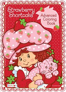 bendon strawberry shortcake retro 80-page advanced coloring book (42440)