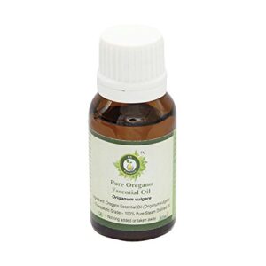 r v essential pure oregano essential oil 5ml (0.169oz)- origanum vulgare (100% pure and natural therapeutic grade)