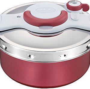 T-fal Pressure Cooker ClipsoMinut Duo 5.2L (RED)【Japan Domestic Genuine Products】