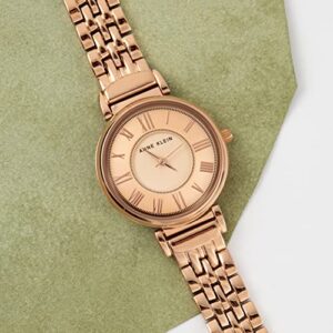 Anne Klein Women's AK/2158RGRG Rose Gold-Tone Bracelet Watch