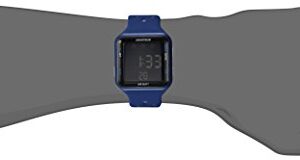 Armitron Sport Unisex 40/8417BLU Grey Accented Digital Chronograph Blue Perforated Silicone Strap Watch