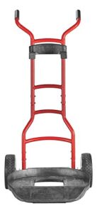 rubbermaid commercial products brute construction and landscape dolly, 250-pound capacity, red, heavy duty dolly with wheels