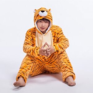 JJEUWE Adult Tiger Suit Pajamas Kigurumi Hoodie Jumpsuit Playsuit M