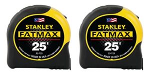 stanley fmht74038a fatmax 25 foot tape measure 2pk