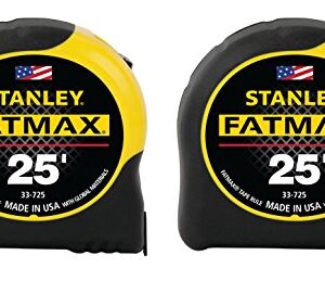 Stanley FMHT74038A FatMax 25 Foot Tape Measure 2PK