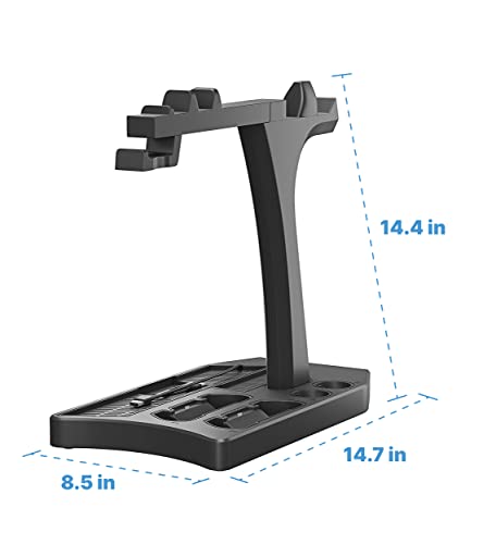 Skywin PSVR Stand Compatible with PS4 VR - PS4 Cooling Station and Charging Dock for Playstation VR Stand to Charge PS VR Controllers and Accessories