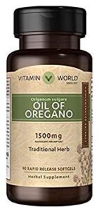 vitamin world oil of oregano 1500mg 90 rapid release softgels