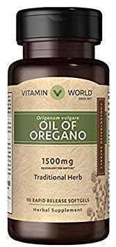 Vitamin World Oil of Oregano 1500mg 90 Rapid Release softgels