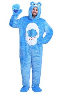adult care bears classic grumpy bear costume grumpy bear onesie suit for men and women medium