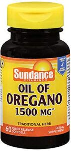 oil of oregano 1500mg, 60 count each (2)