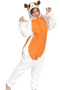 dressfan animal cosplay costume hamster pajamas women girls size xs orange