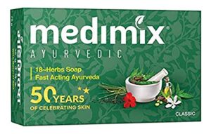 medimix ayurvedic 18 herb with natural oils everyday skin protection - 75g (pack of 2)