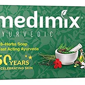 Medimix Ayurvedic 18 Herb With Natural Oils Everyday Skin Protection - 75g (Pack of 2)