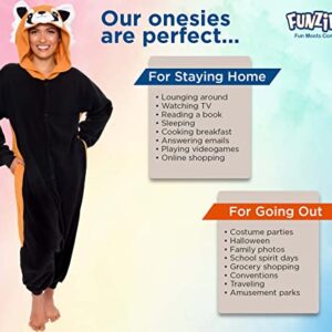 Adult Onesie Halloween Costume - Animal and Sea Creature - Plush One Piece Cosplay Suit for Adults, Women and Men FUNZIEZ!