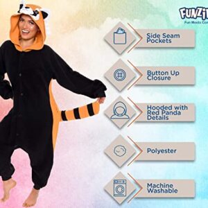 Adult Onesie Halloween Costume - Animal and Sea Creature - Plush One Piece Cosplay Suit for Adults, Women and Men FUNZIEZ!