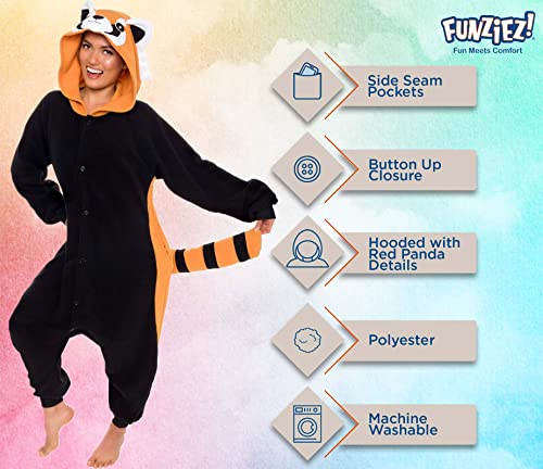 Adult Onesie Halloween Costume - Animal and Sea Creature - Plush One Piece Cosplay Suit for Adults, Women and Men FUNZIEZ!