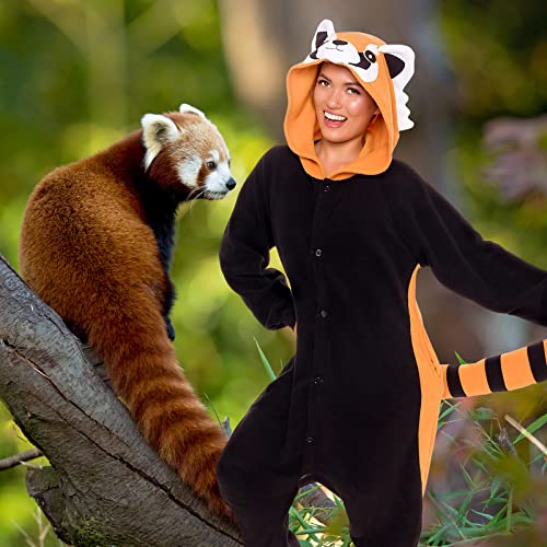 Adult Onesie Halloween Costume - Animal and Sea Creature - Plush One Piece Cosplay Suit for Adults, Women and Men FUNZIEZ!