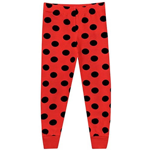 Miraculous Ladybug Girls' Lady Bug Pajamas 4 Multicolored