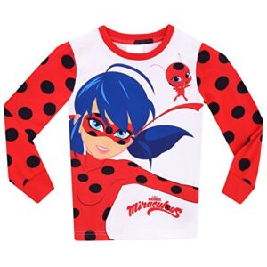 Miraculous Ladybug Girls' Lady Bug Pajamas 4 Multicolored