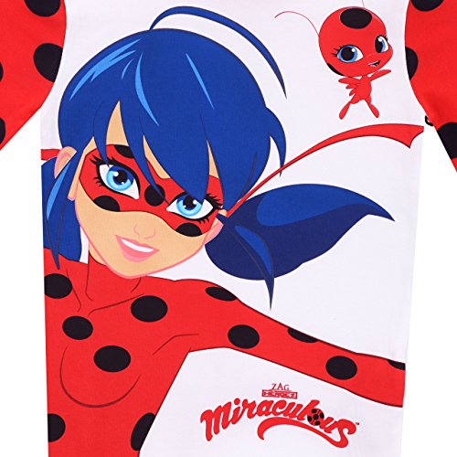 Miraculous Ladybug Girls' Lady Bug Pajamas 4 Multicolored