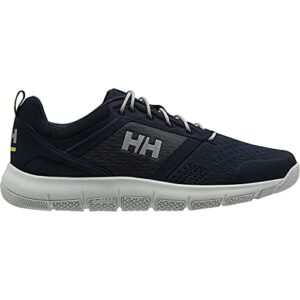 Helly-Hansen Mens Skagen F-1 Offshore Sailing Deck Shoe, Navy/Graphite Blue/Off, 11