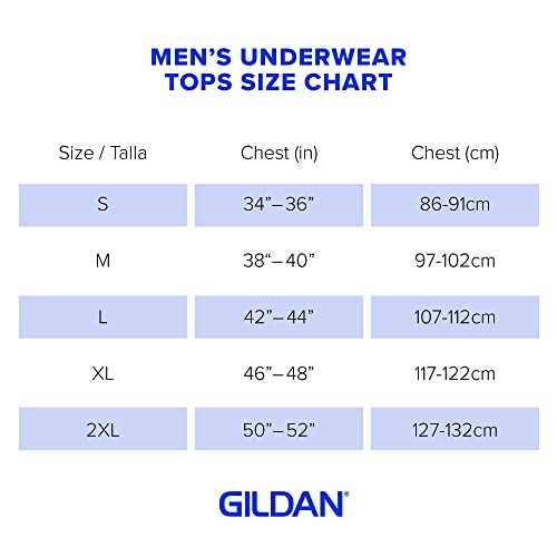 Gildan Men's V-Neck T-Shirts, Multipack, Style G1103, White (6-Pack), Medium