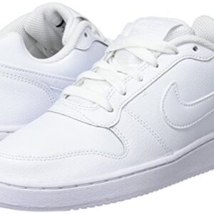 Nike Women's Ebernon Low Sneaker, White/White, 9 Regular US