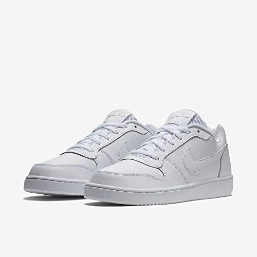 Nike Women's Ebernon Low Sneaker, White/White, 9 Regular US