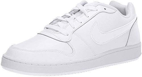 Nike Women's Ebernon Low Sneaker, White/White, 9 Regular US