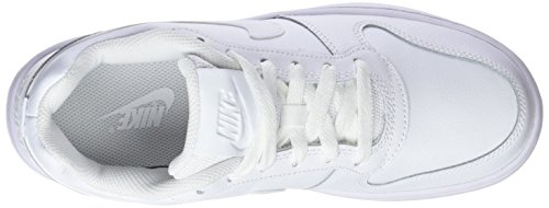 Nike Women's Ebernon Low Sneaker, White/White, 9 Regular US